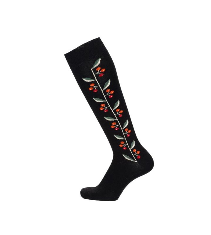 Berries Knästrumpa Svart