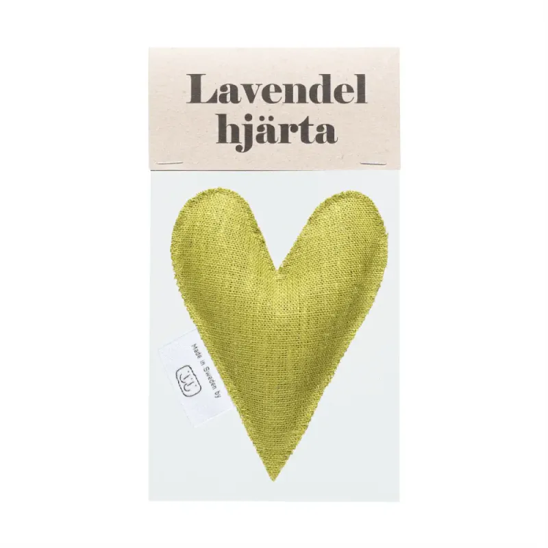 Lavendelhjärta Mörk Lime